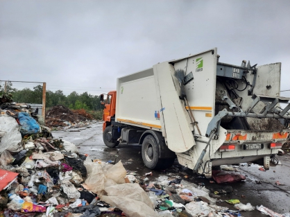 Житель г. Шумиха подозревается в причинении смерти мужчине при разгрузке мусоровоза