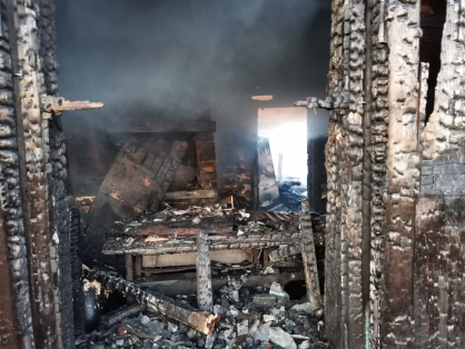 В Шатровском районе по факту гибели мужчины в пожаре организовано проведение доследственной проверки